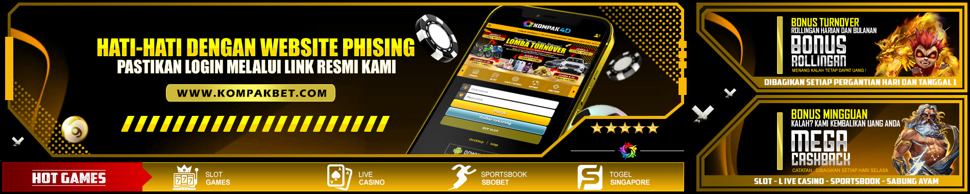 kompak4d slot online terpercaya |  Event cashback dan rollingan setiap hari